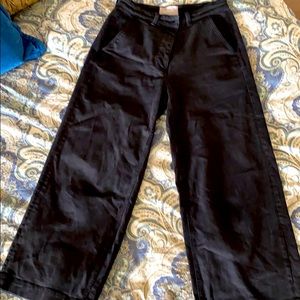 Everlane wide leg crop pants